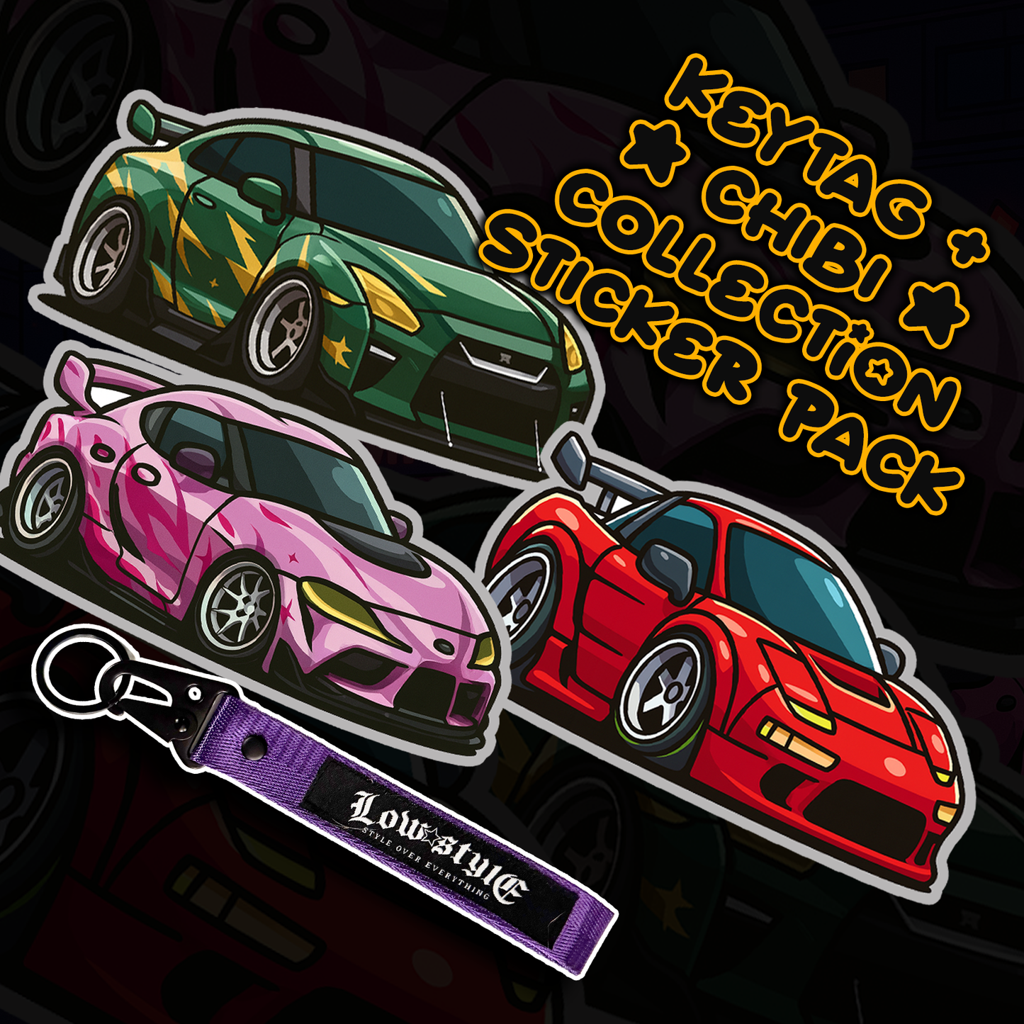 Low Style Keytag + Chibi Collection Pack