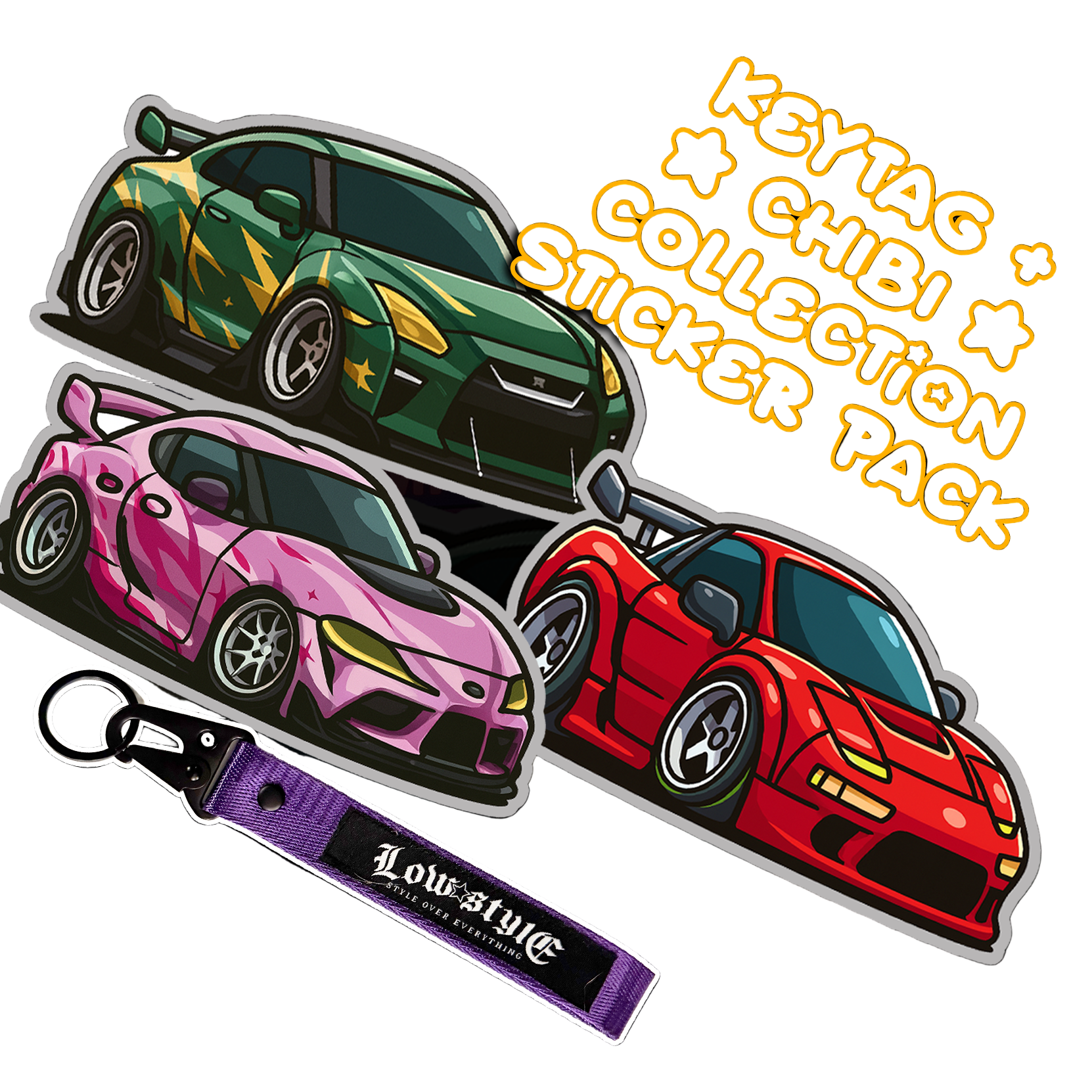 Low Style Keytag + Chibi Collection Pack