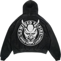 Lowered Empire Acid Wash OG Logo Hoodie - Hoodie