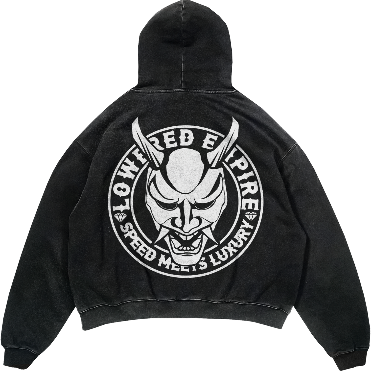 Lowered Empire Acid Wash OG Logo Hoodie - Hoodie