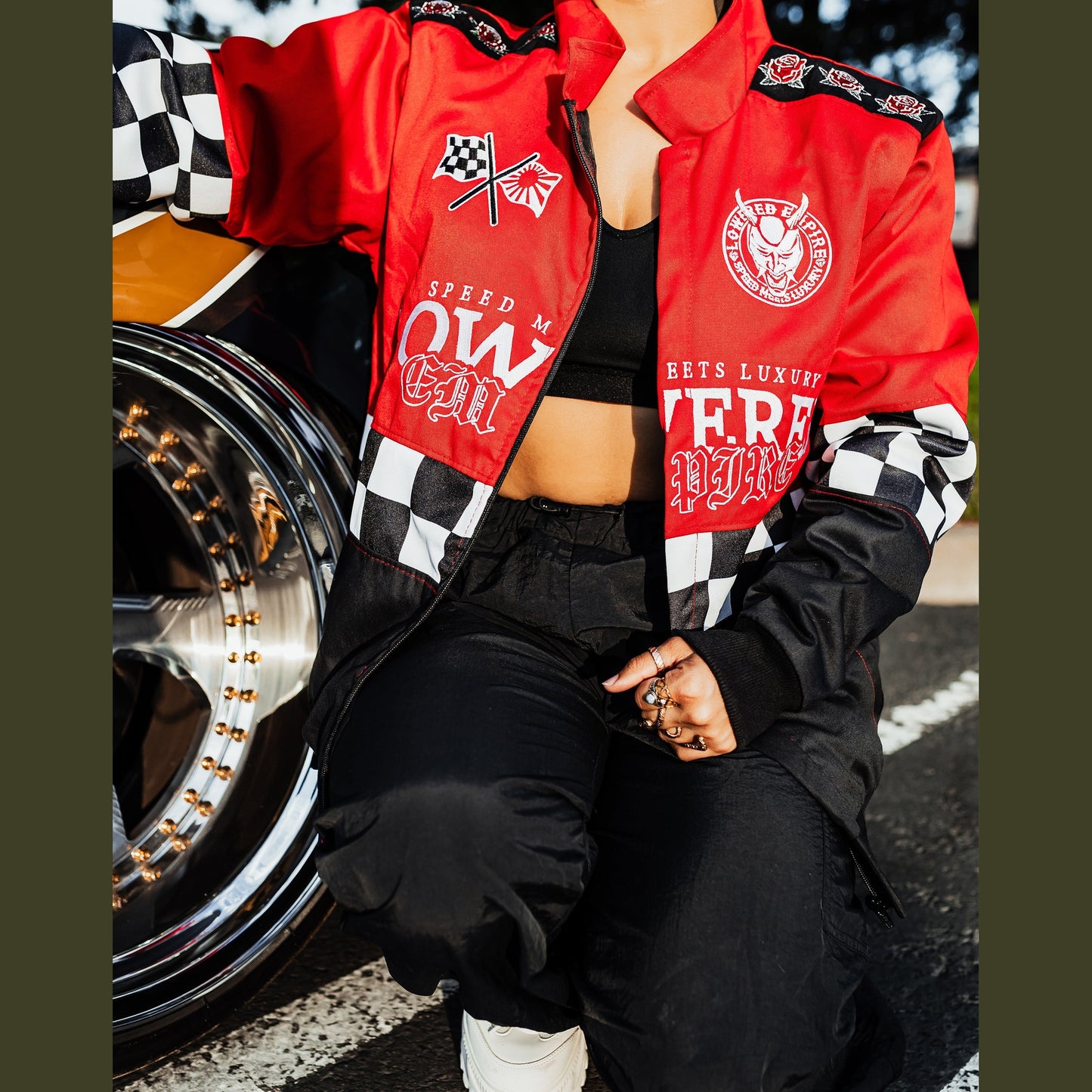 Lowered Empire Checkered Racing Jacket