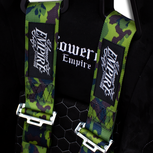 Lowered Empire Flamed Harness Belt- Camo