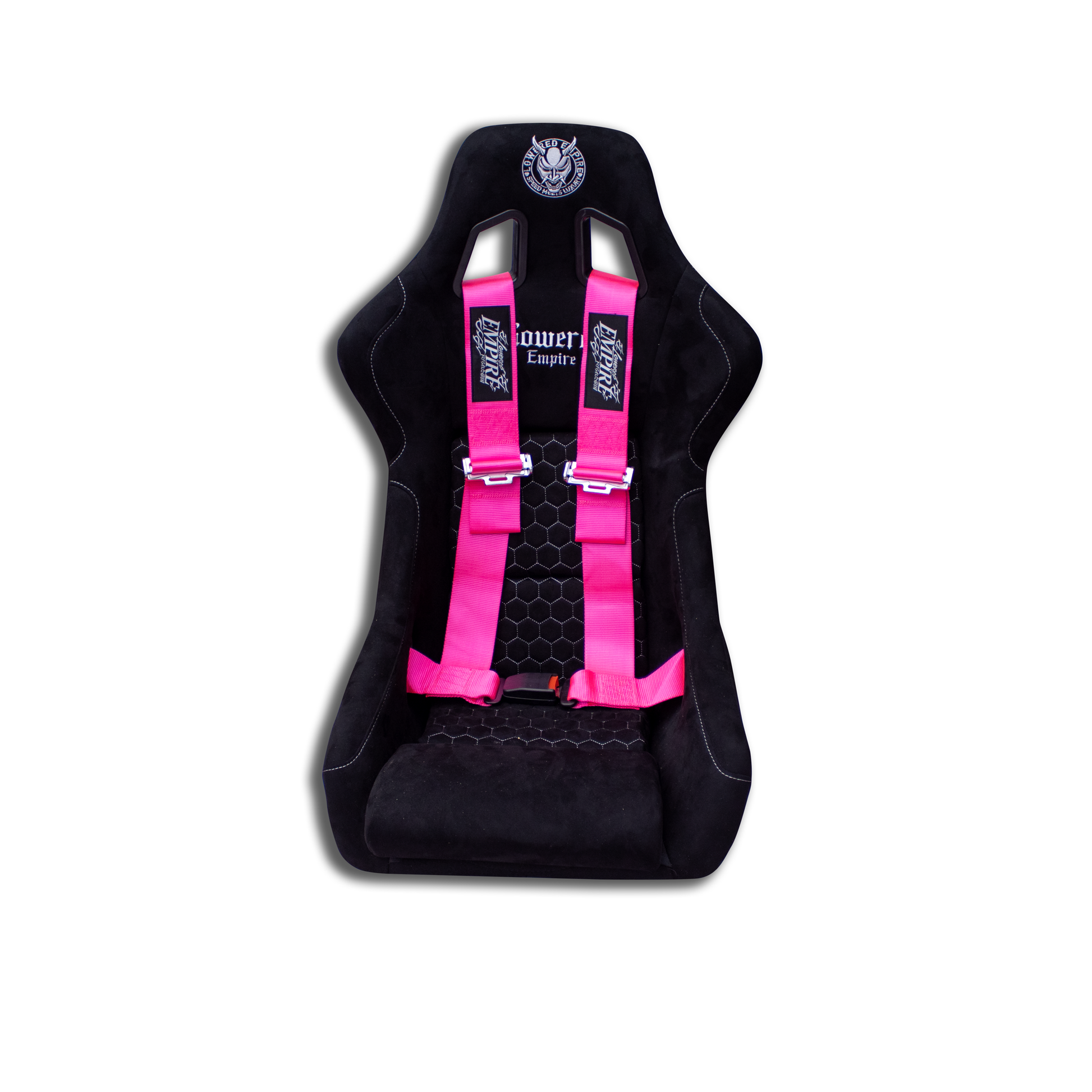 Lowered Empire Flamed Harness Belt- Pink- Pre order - 1