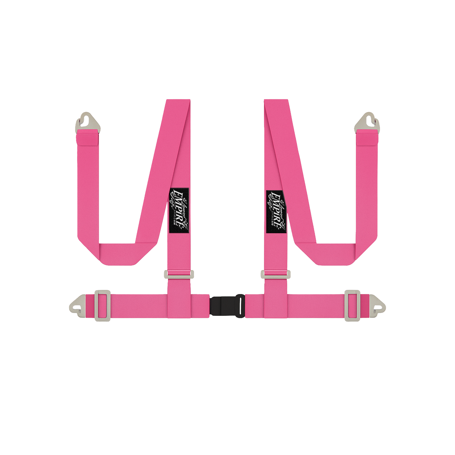 Lowered Empire Flamed Harness Belt- Pink- Pre order