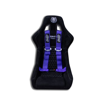 Lowered Empire Flamed Harness Belt- Purple