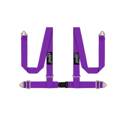 Lowered Empire Flamed Harness Belt- Purple