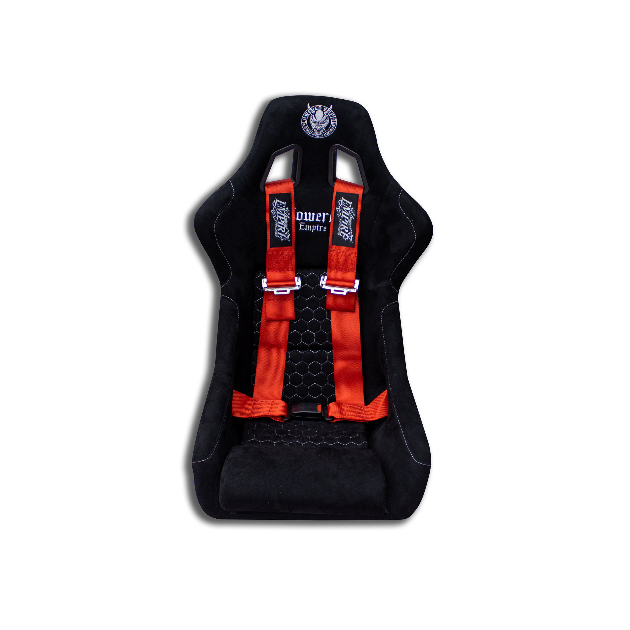 Lowered Empire Flamed Harness Belt- Red - 1