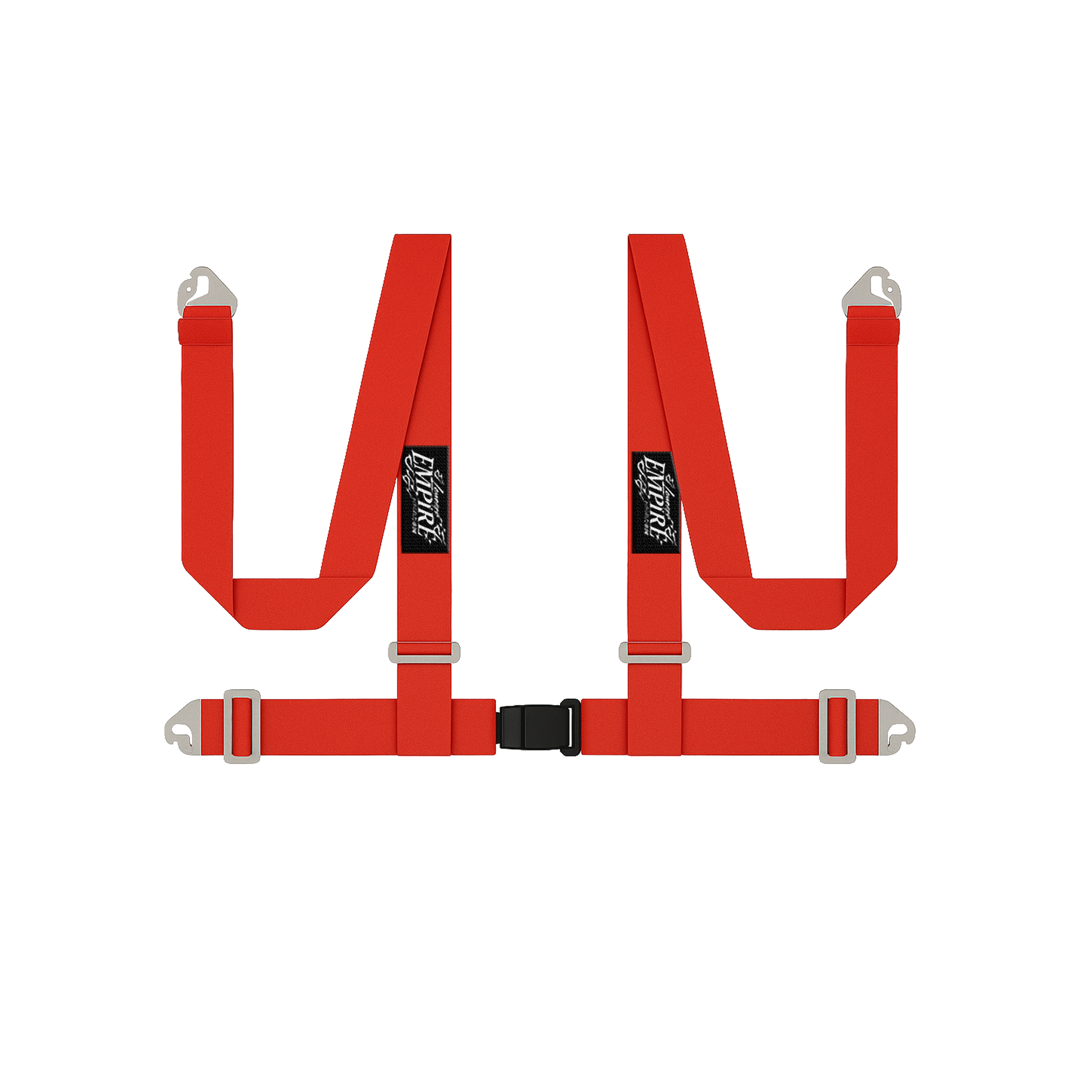 Lowered Empire Flamed Harness Belt- Red