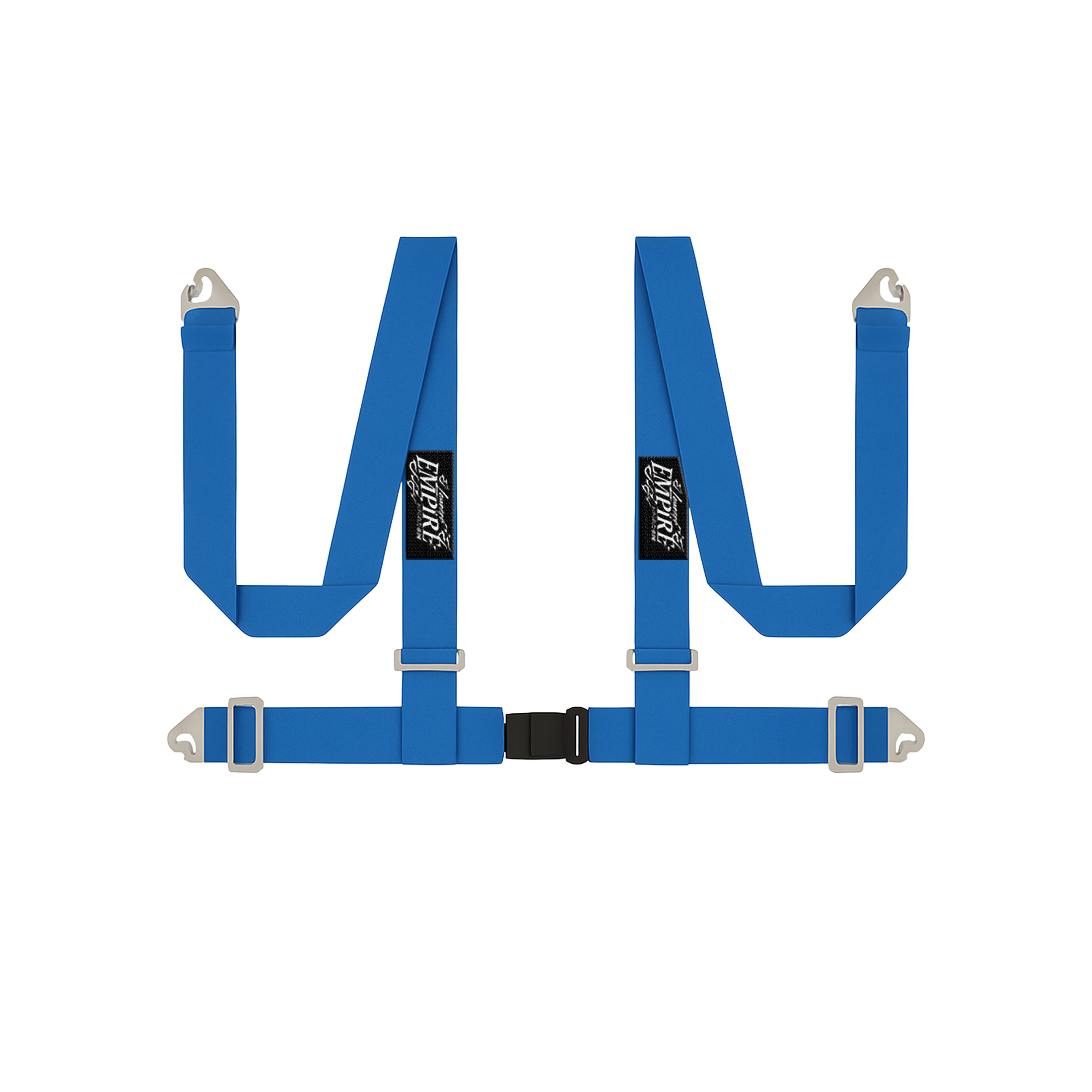 Lowered Empire Flamed Harness Belts- Blue