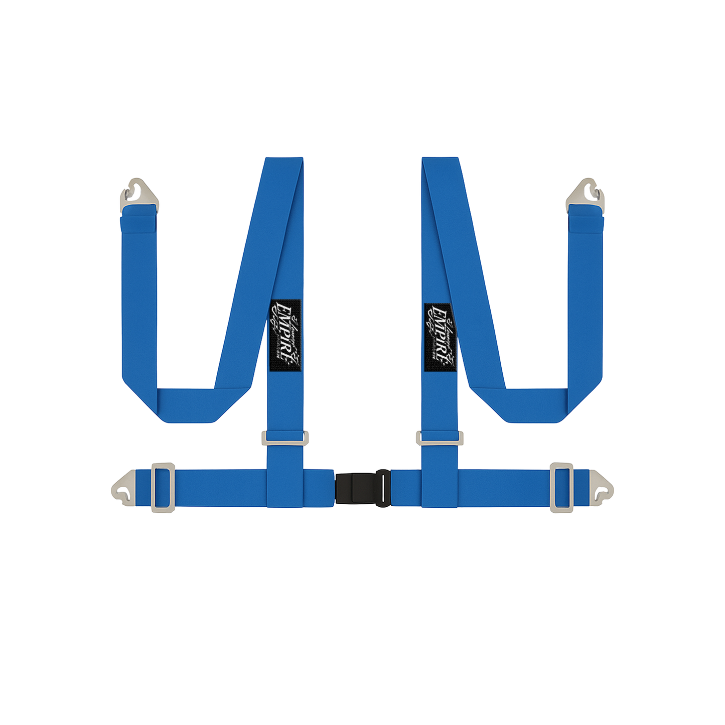 Lowered Empire Flamed Harness Belts- Blue