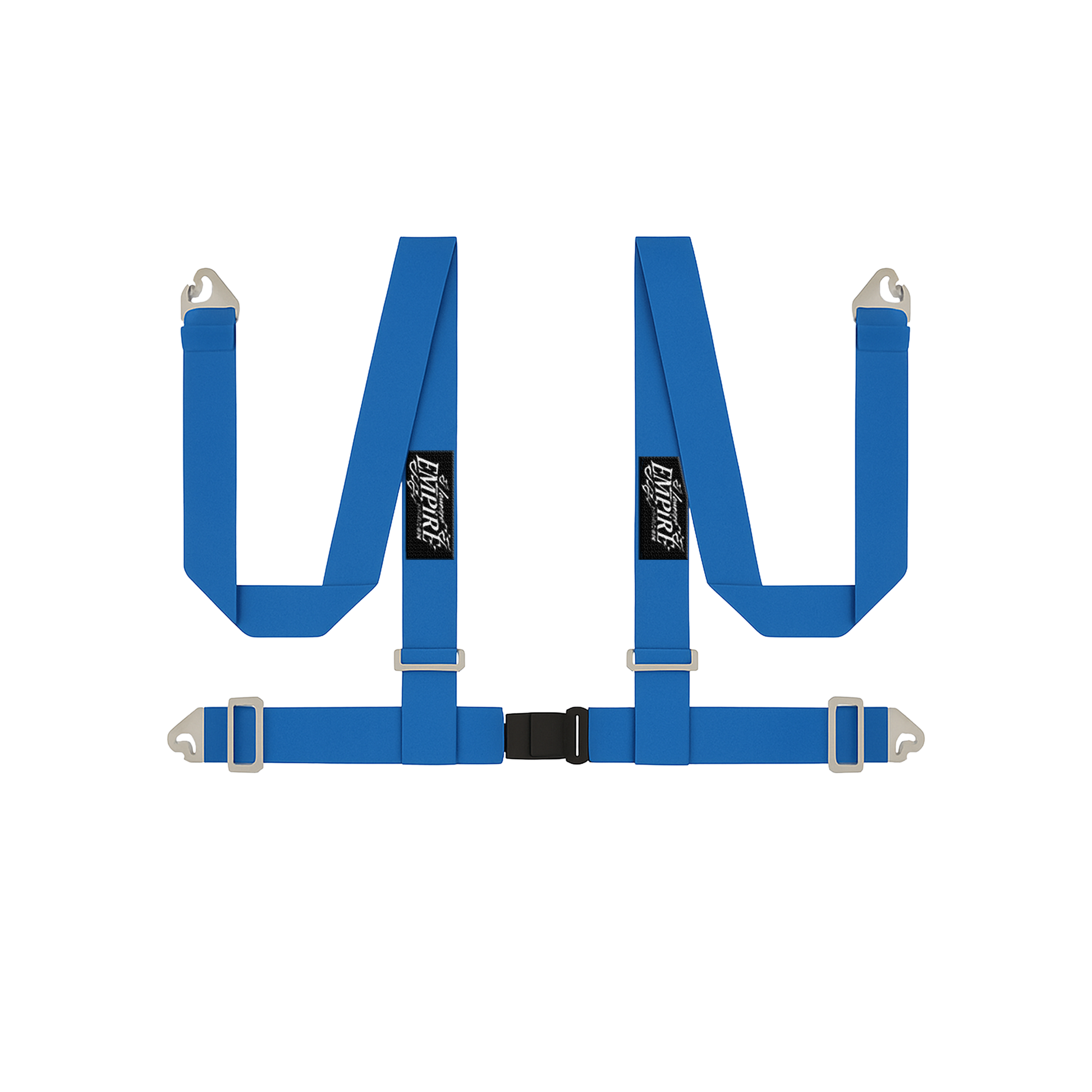 Lowered Empire Flamed Harness Belts- Blue