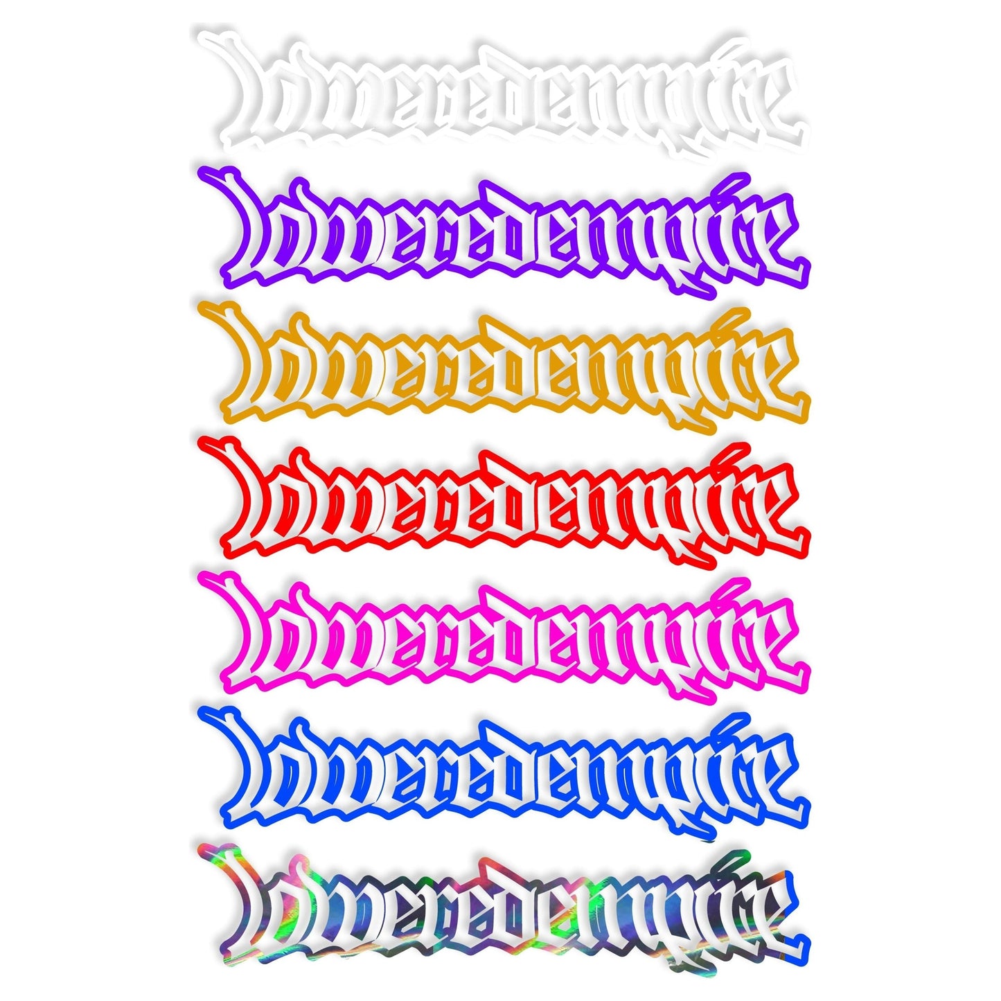 Lowered Empire V3 Style Banners - WHITE