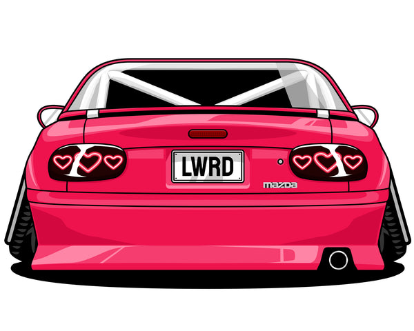 MIata Mini Sticker Decal