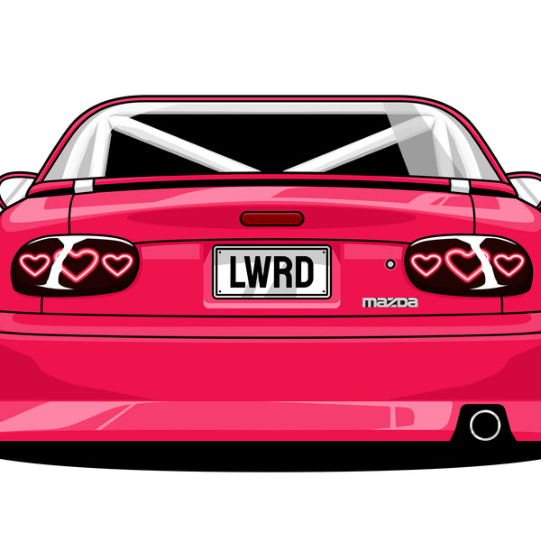 MIata Mini Sticker Decal