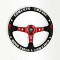 Red O.G. Good Vibes OG-4 Steering Wheel 350mm- Lowered Empire