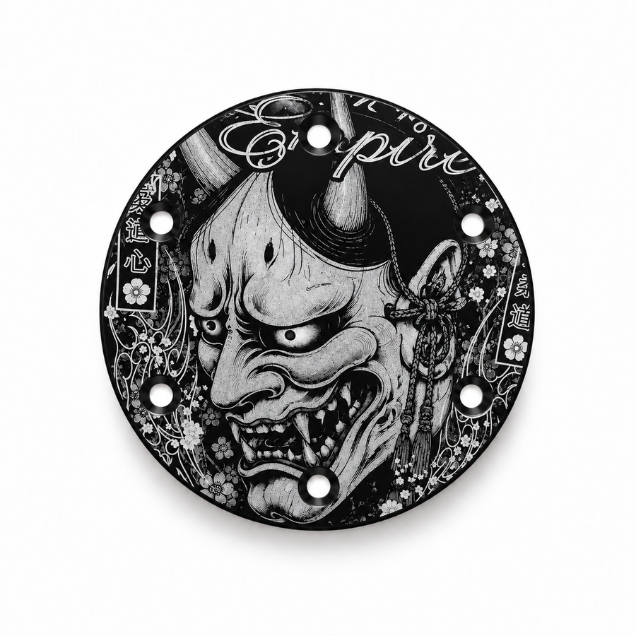 Oni Empire horn delete plate - Black