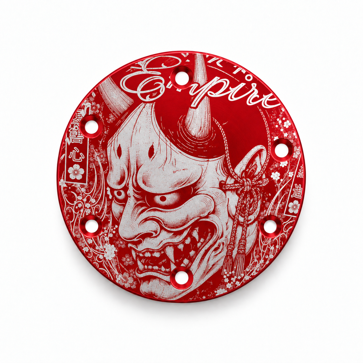 Oni Empire horn delete plate - Red