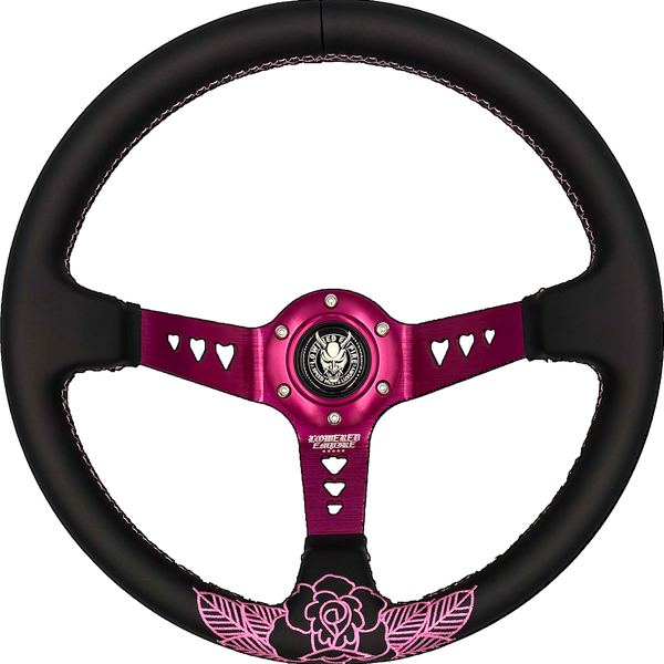 Pink Roses PR-2 Steering Wheel 350mm