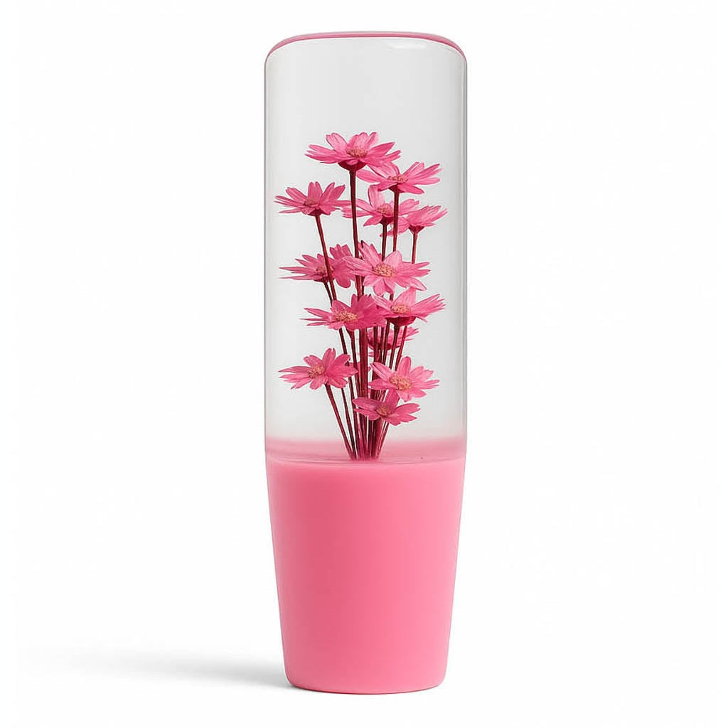 Pink Sakura Clear Flower Shift Knob 6’’ | Universal Manual Car Shifter - Accessories