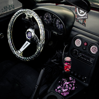 Pink Sakura Flowers Shift Boot | Interior Gear Boot Replacement