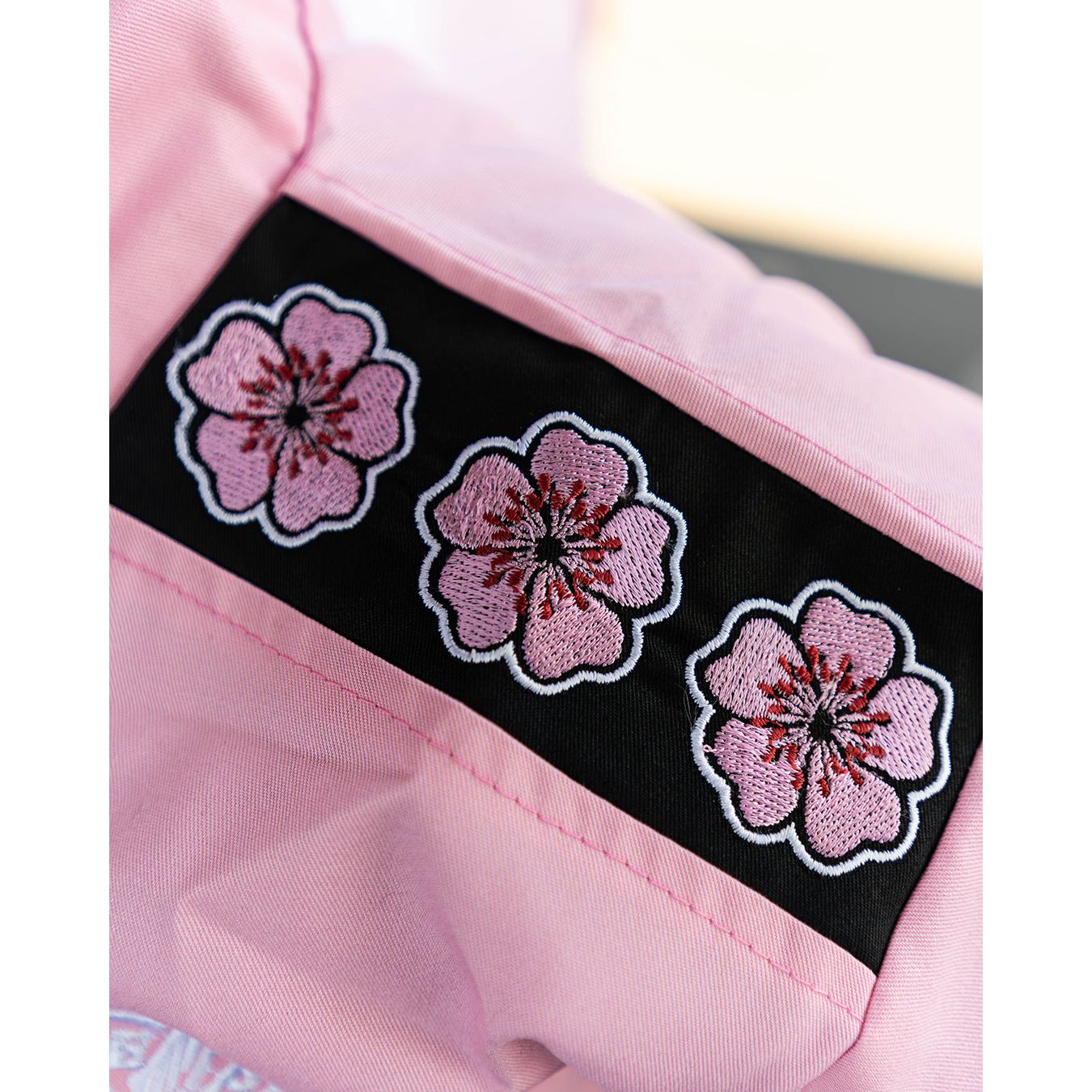 Pink Sakura Racing Checkered Jacket
