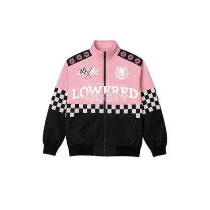 Pink Sakura Racing Checkered Jacket