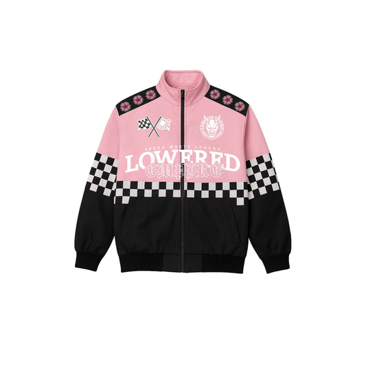 Pink Sakura Racing Checkered Jacket