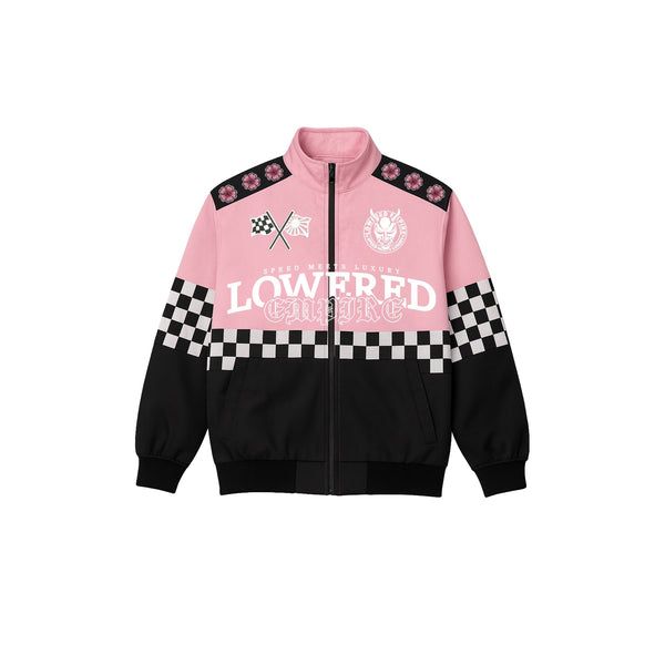 Pink Sakura Racing Checkered Jacket