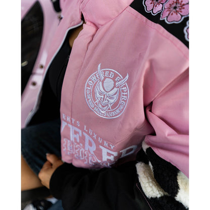 Pink Sakura Racing Checkered Jacket