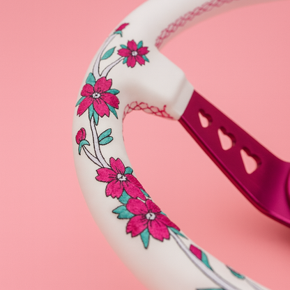 Pink Sakuras In The Sky SK-3 Steering Wheel 350mm - Steering wheels