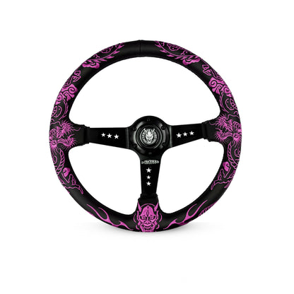 Pink Dragon’s Curse Steering Wheel 350mm X Lowered Empire