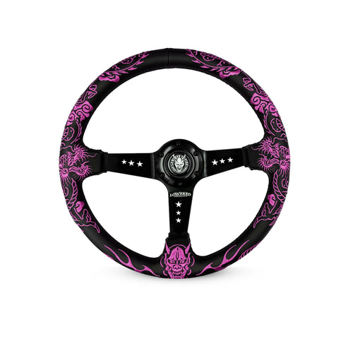 Pink Dragon’s Curse Steering Wheel 350mm X Lowered Empire