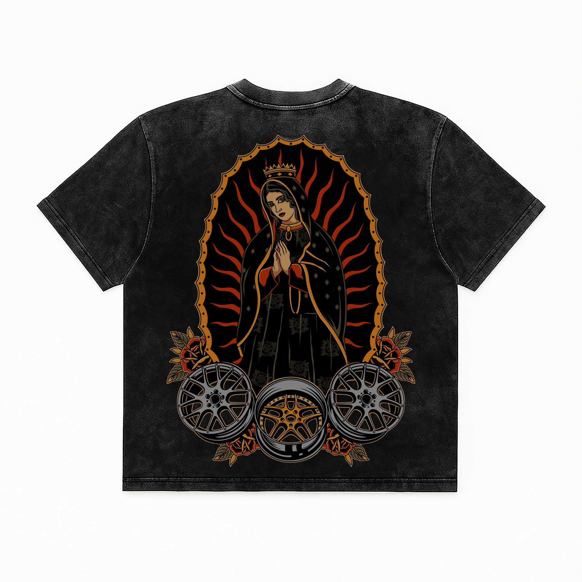 Praise The Lowered Premium Acid Wash Tee