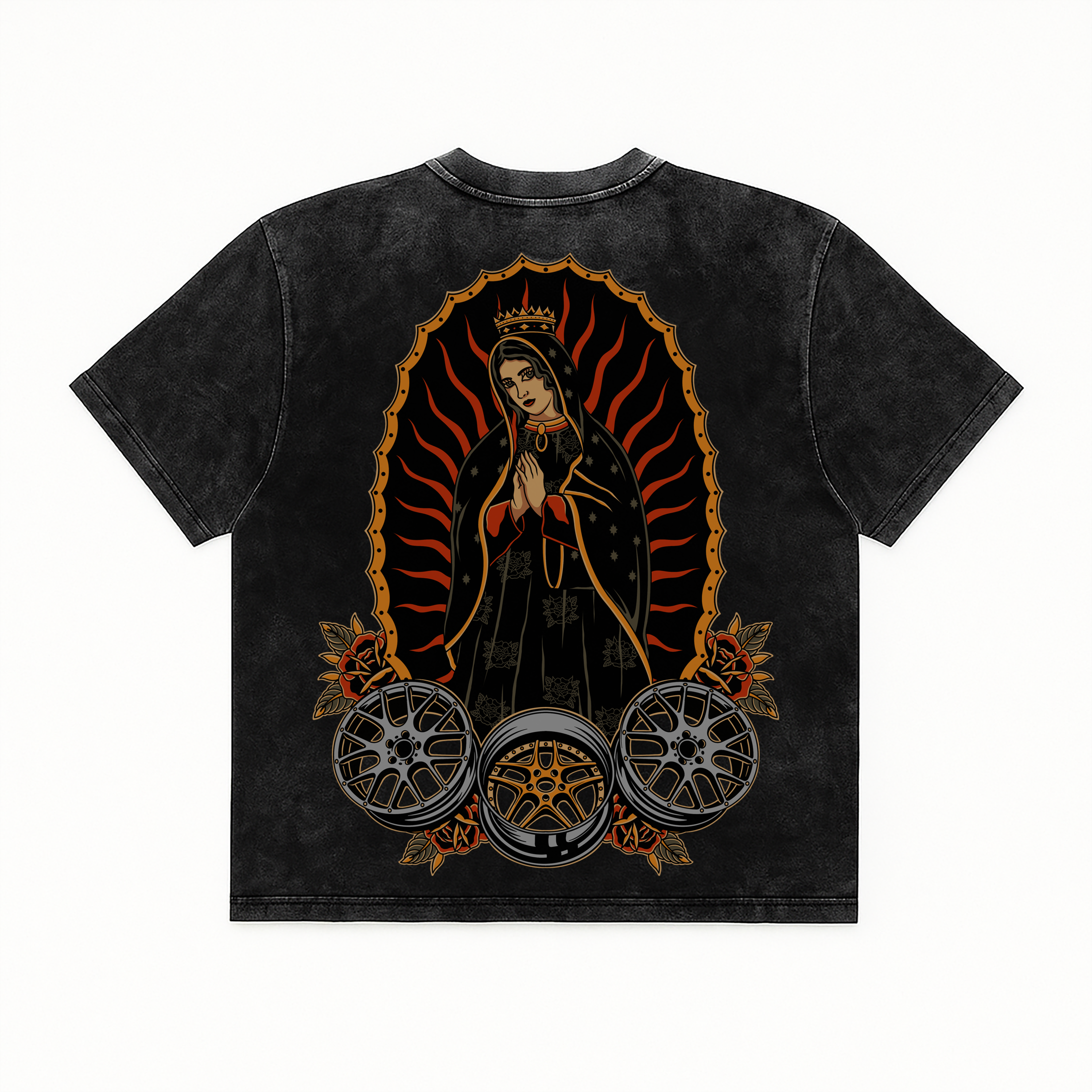 Praise The Lowered Premium Acid Wash Tee