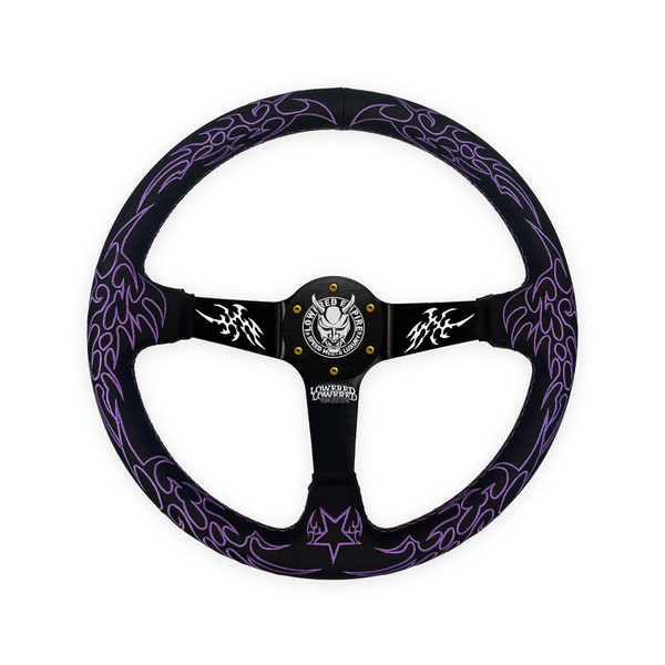 Purple Cybersigilism Street CS-2 Steering Wheel 350mm