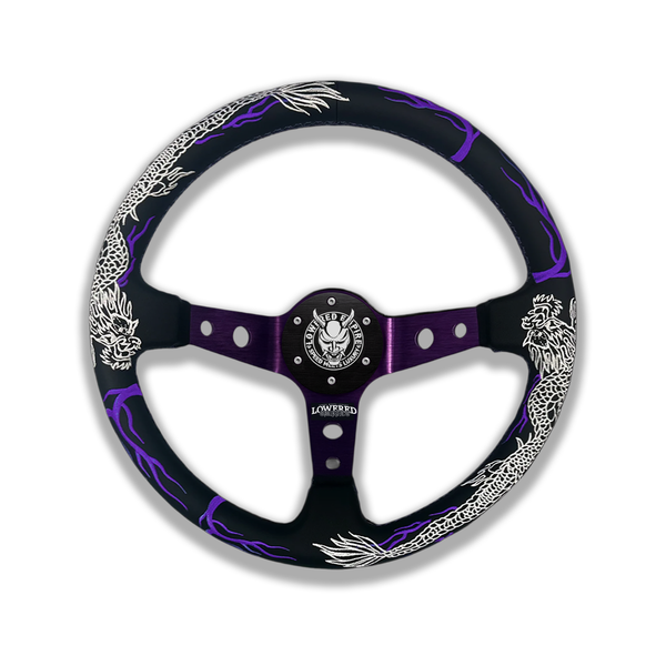 Purple Dragon's Breath DB-4 Steering Wheel 350mm