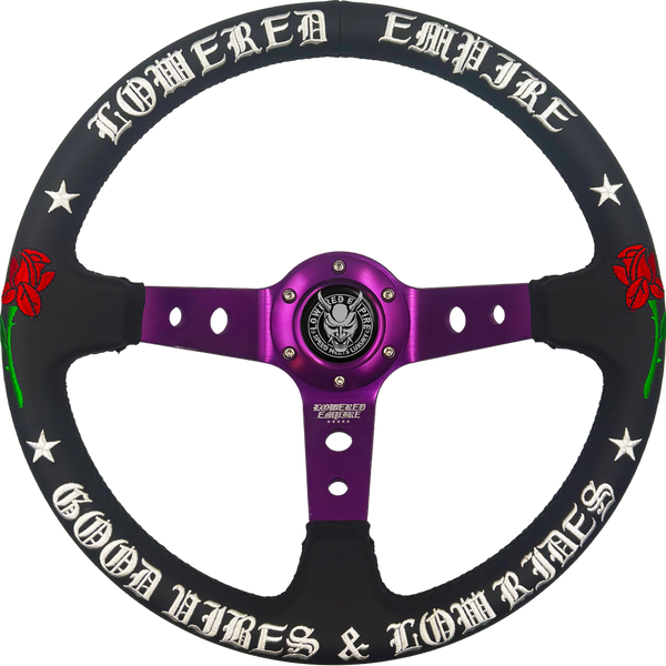 Purple O.G. Good Vibes OG-2 Steering Wheel 350mm