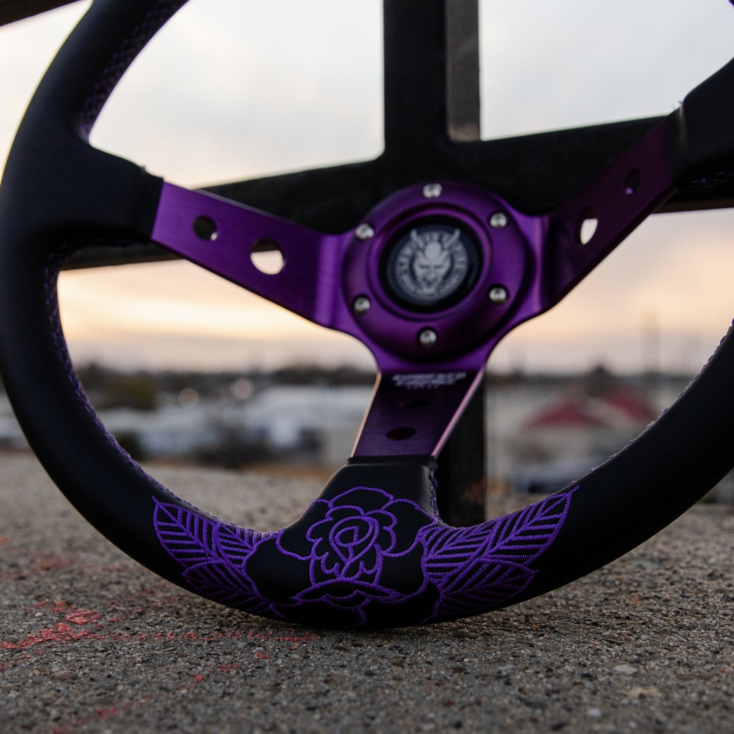 Purple Roses PR-1 Steering Wheel 350mm - Steering wheels