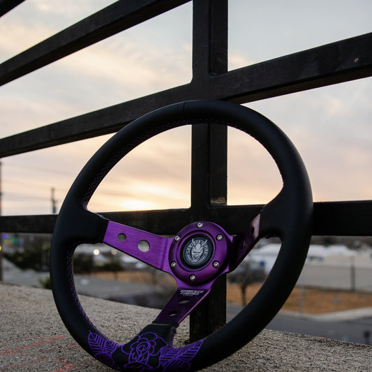 Purple Roses PR-1 Steering Wheel 350mm - Steering wheels