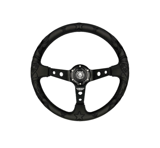 The Black Reaper Steering Wheel Premium Leather