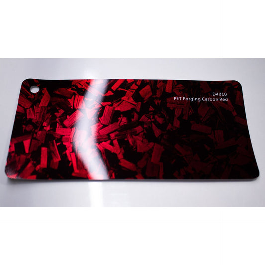 Red Forged Carbon Full Roll - FULL ROLL 5X59 FEET