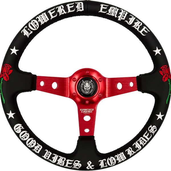 Red O.G. Good Vibes OG-4 Steering Wheel 350mm