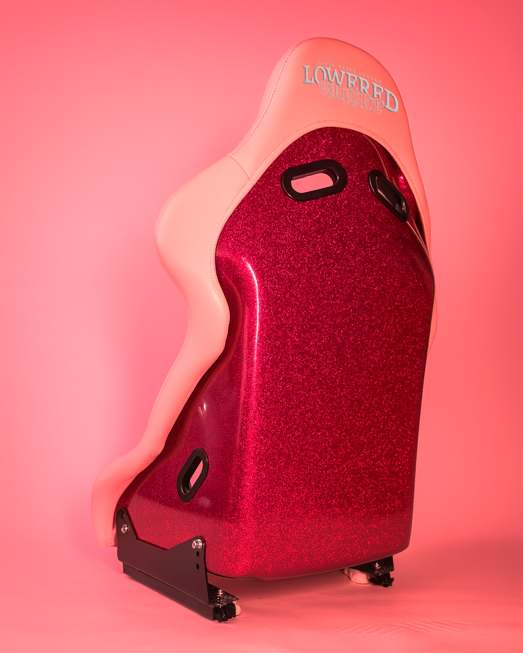 Cyber Pink Racing Seat – Glitter Finish | JDM Style Bucket Seat by Lowered Empire