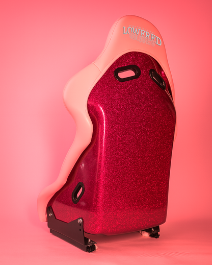 Cyber Pink Racing Seat – Glitter Finish | JDM Style Bucket Seat by Lowered Empire