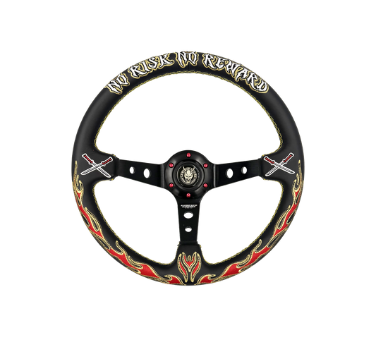 No Risk No Reward Premium Steering Wheel