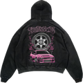 Ride In Style Acid Wash Premium Hoodie - Hoodie