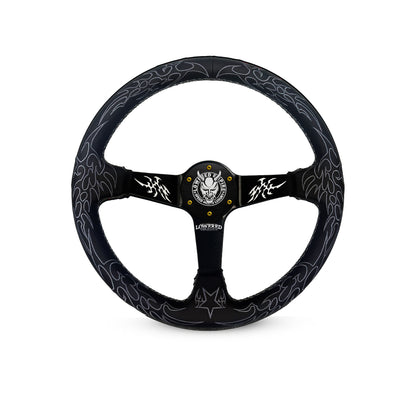 Dark Cybersigilism Street CS-4 Steering Wheel 350mm- Lowered Empire