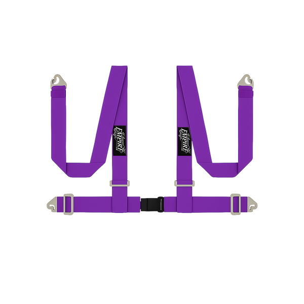 Lowered Empire Flamed Harness Belt- Purple