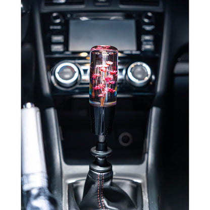 Sakura Clear Flower Shift Knob 6’’ | Universal Manual Car Shifter Cherry Style - Accessories