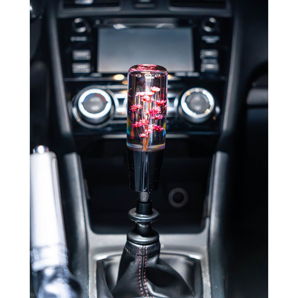 Sakura Clear Flower Shift Knob 6’’ | Universal Manual Car Shifter Cherry Style - Accessories